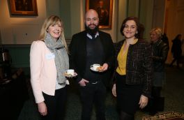 Sarah Lowe with Darragh kelly & Marie Lyster